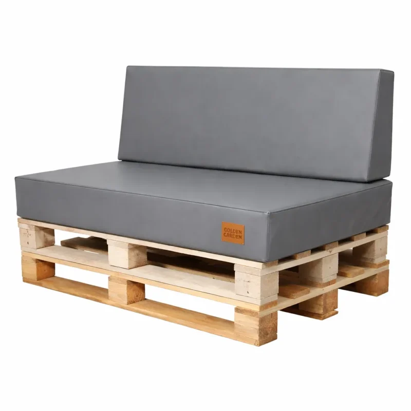 Poduszki na palety - zestaw eko-skóra 120/80/15