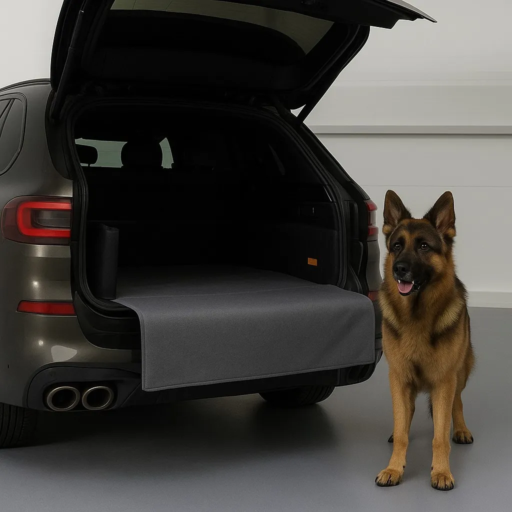 Mata do bagażnika dla psa - szary - Image 7