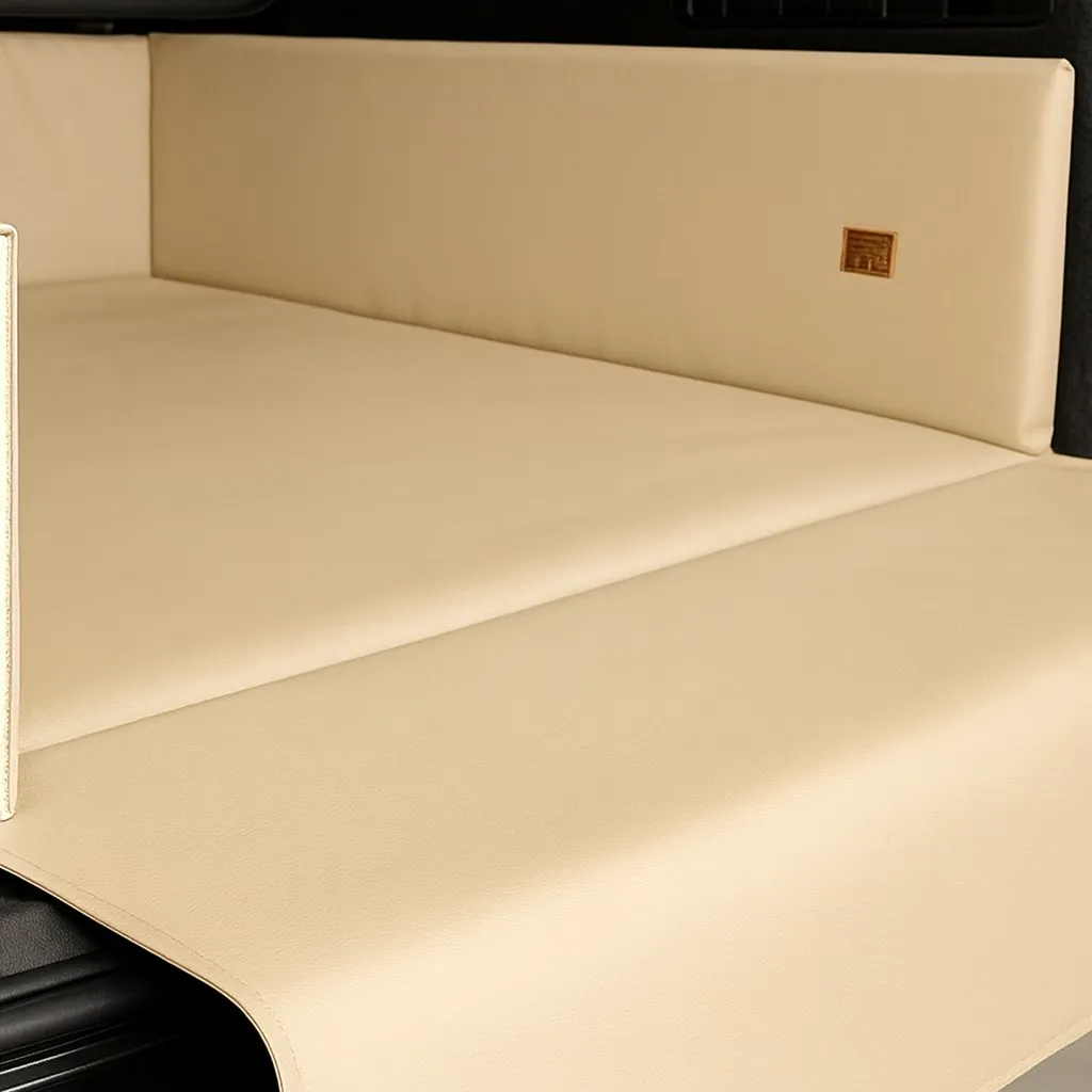 Mata do bagażnika dla psa - krem - Image 5