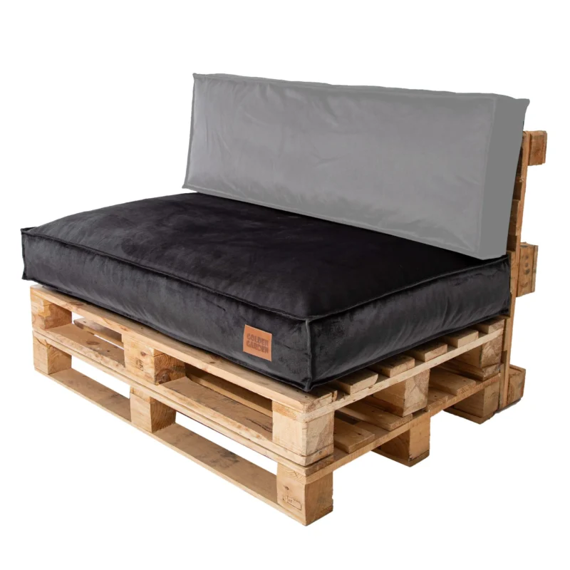 Materac na palety wypełniony granulatem piankowym TKANINA TAPICERSKA