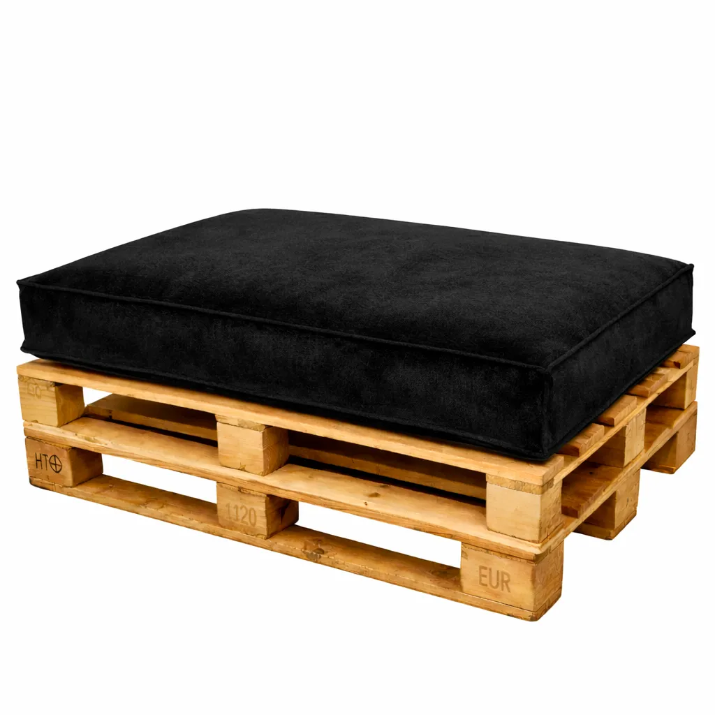 Materac na palety wypełniony granulatem piankowym TKANINA TAPICERSKA