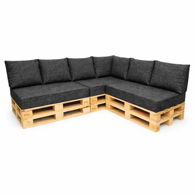 Zestaw narożny na meble z palet 3 x 120/65/15 PIANKA