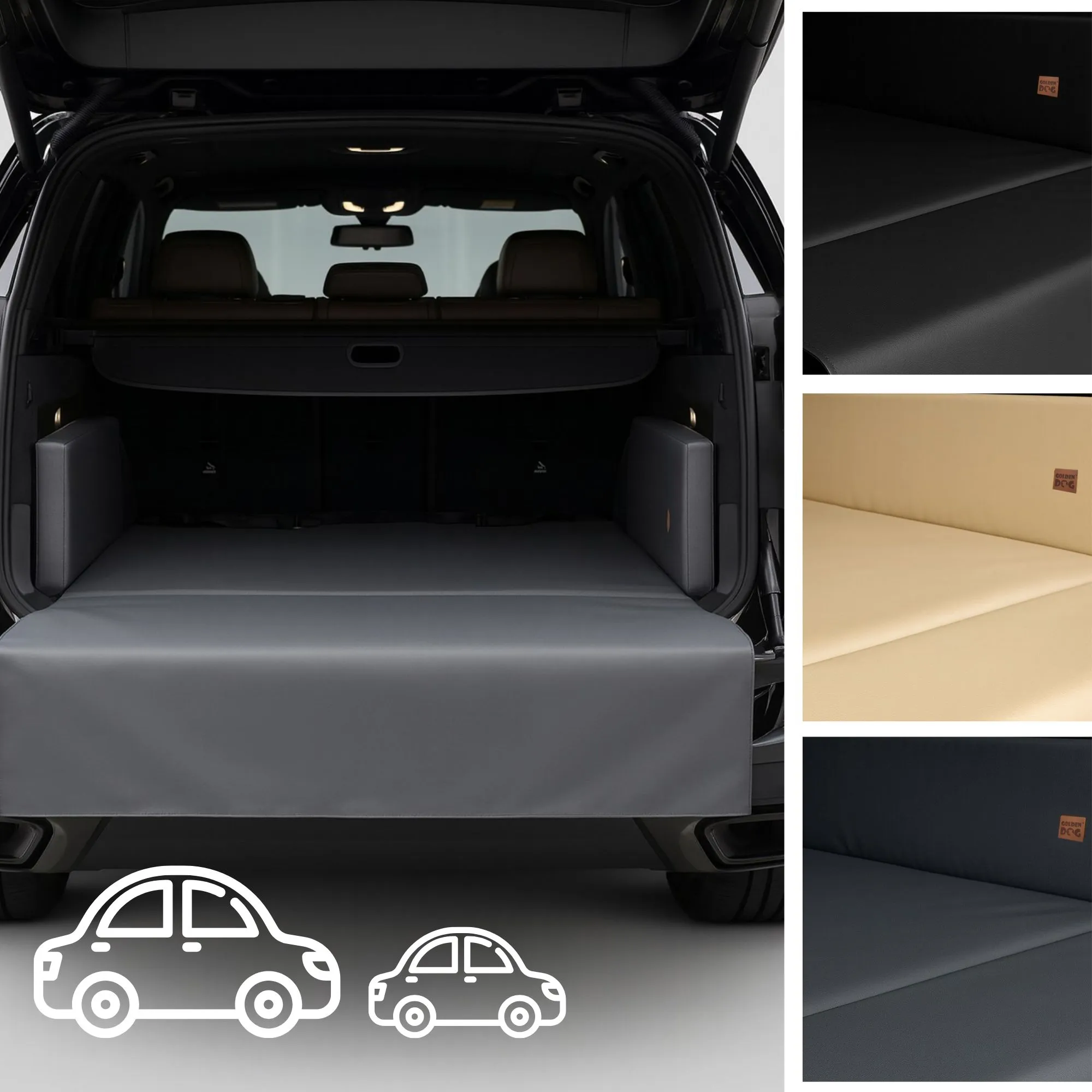 Mata do bagażnika dla psa - szary - Image 6