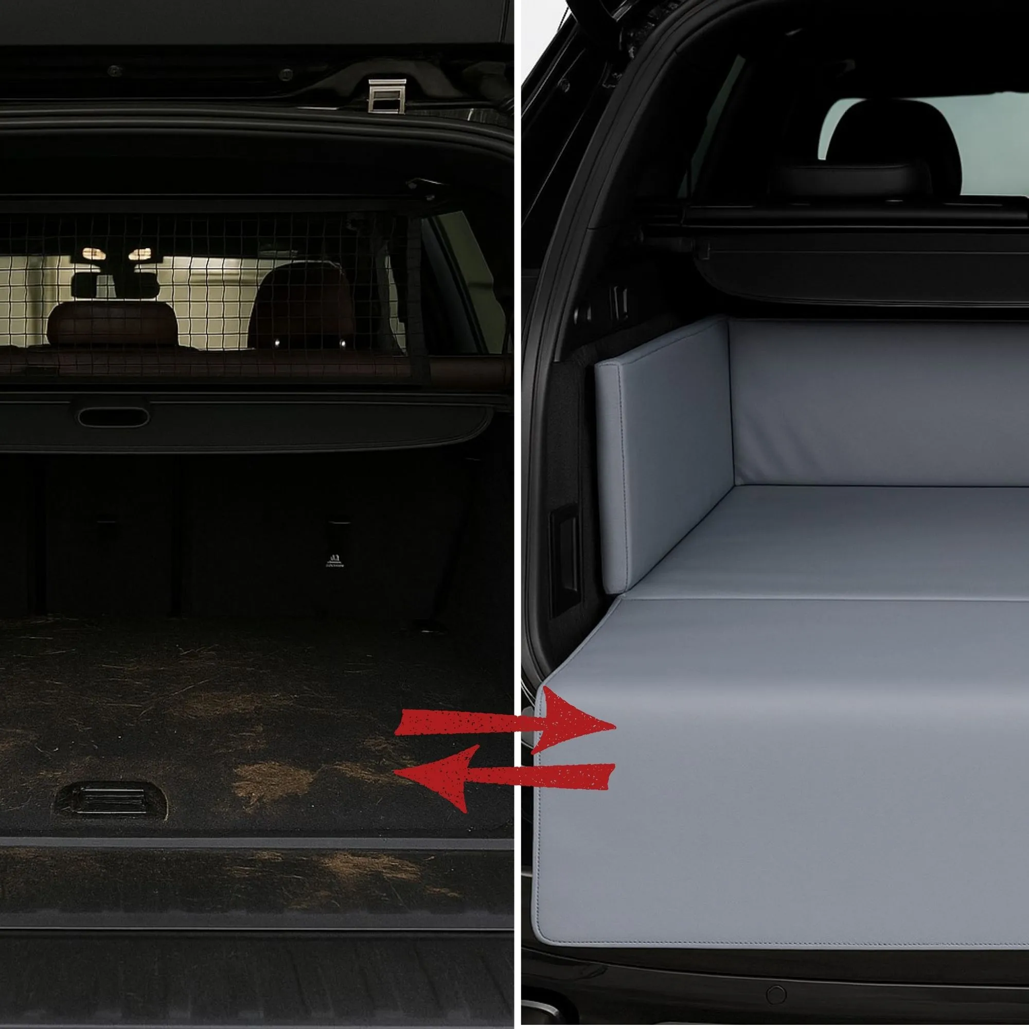 Mata do bagażnika dla psa - szary - Image 9