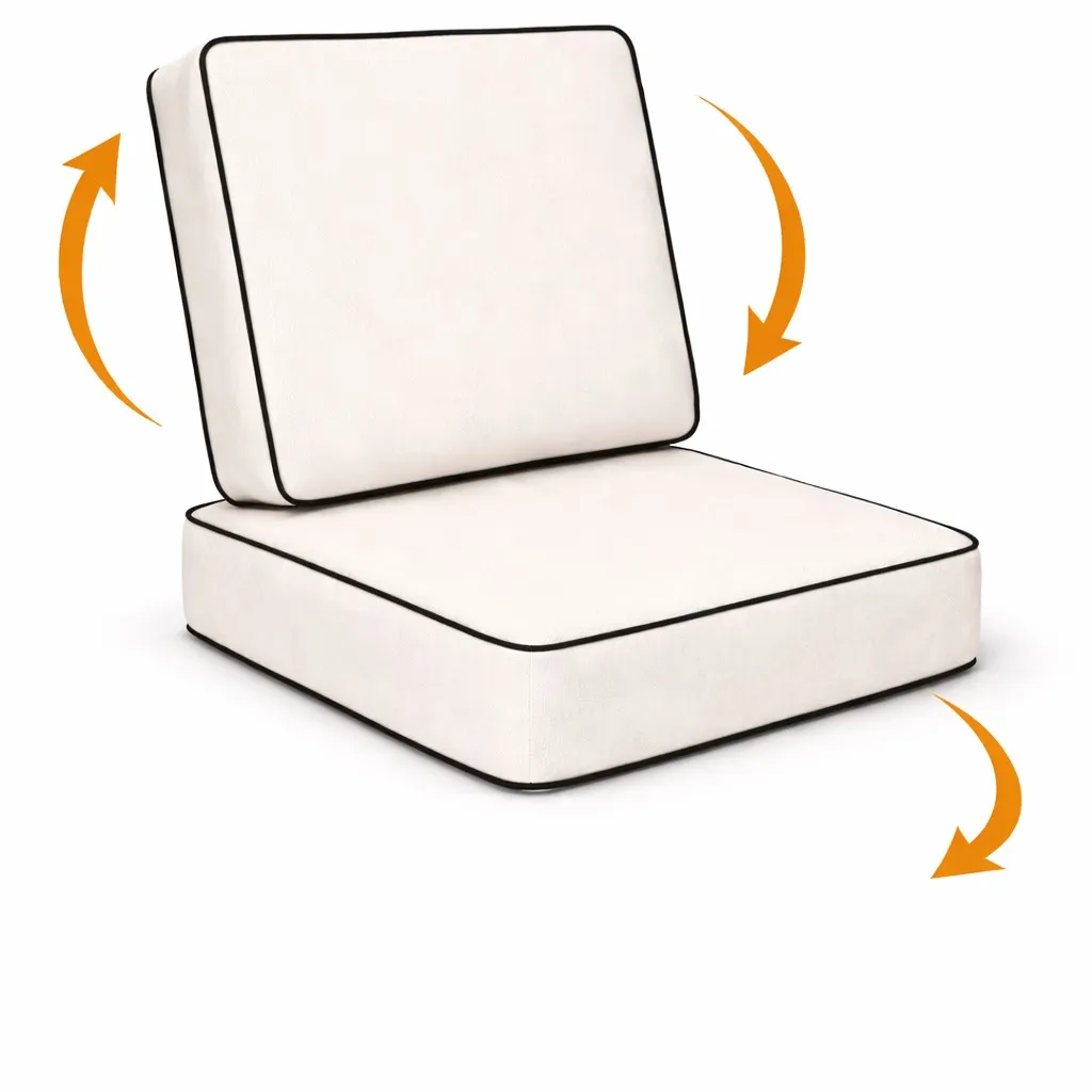 Poduszka na fotele - meble ogrodowe 60/60cm + oparcie 60/50cm - Image 8