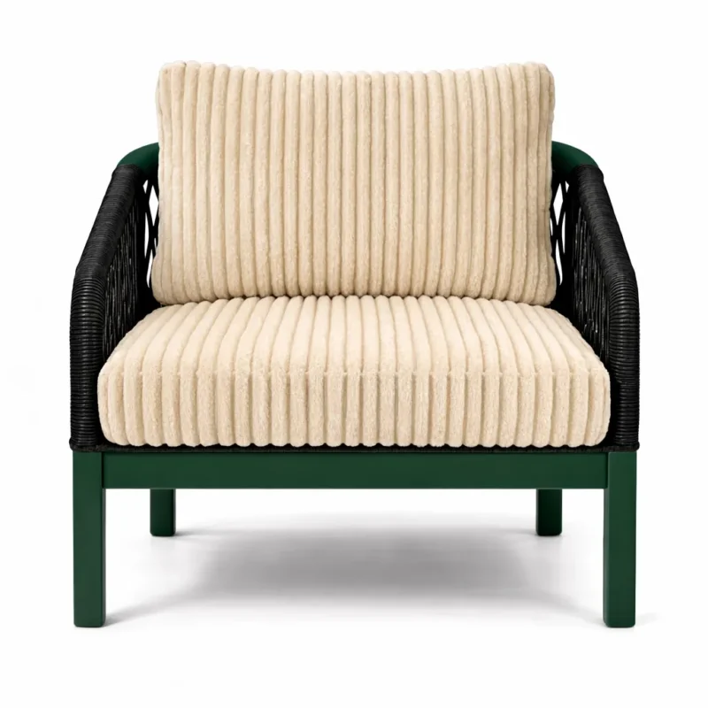 Komplet poduszek na fotel -60/80cm+oparcie 60/40/15 sztruks